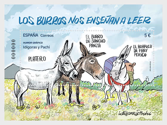 2026 Cartoon – Idígoras und Pachi - Sonderblock CTO