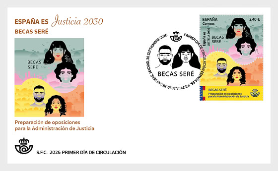 2026 Spanien ist Gerechtigkeit - Ersttagbriefe
