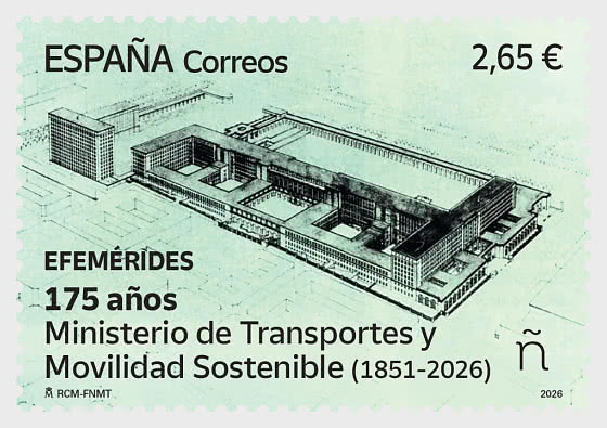 2026 Jubiläum – 175 Jahre Ministerium für Verkehr und Nachhaltige Mobilität (1851–2026) - Serie CTO