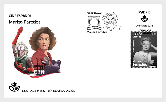 2026 Spanischer Film – Marisa Paredes - Ersttagbriefe