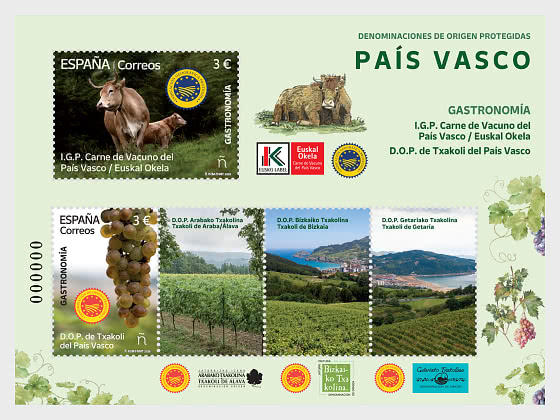 2026 Gastronomía País Vasco - Hojas Bloque