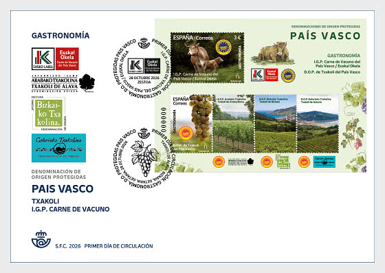 2026 Gastronomia dei Paesi Baschi - FDC