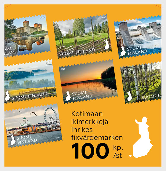 2025 National Landscapes III - 100-Stamp Roll - Collectibles