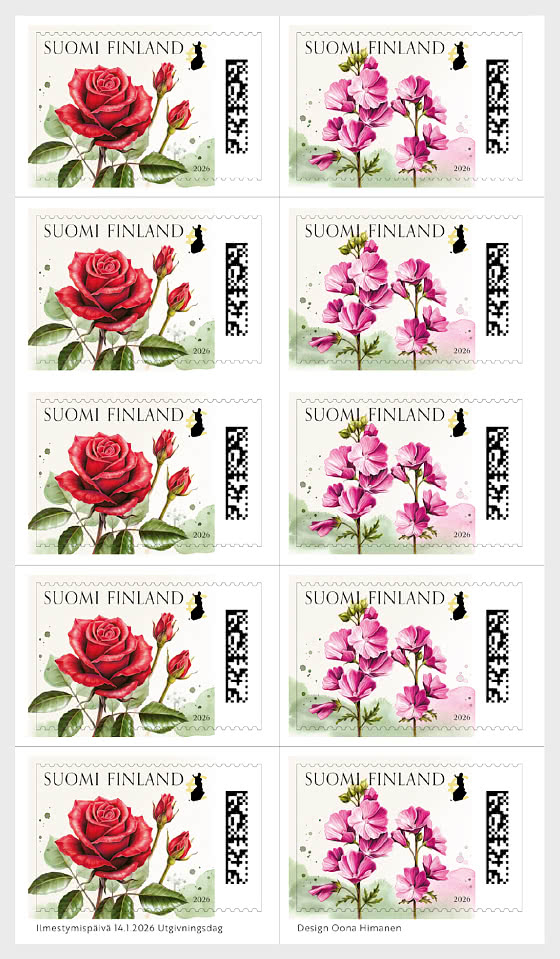 2026 Saludos Florales - Mini Hojas