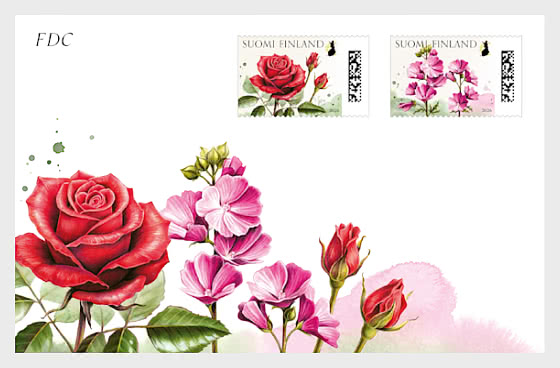 2026 Saludos Florales - Sobre de Primer Dia