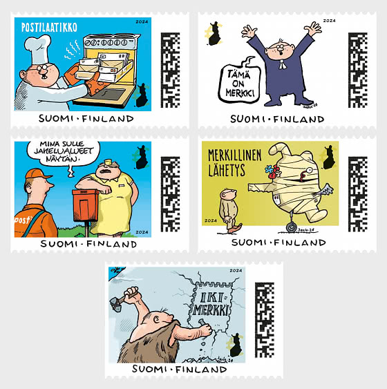 Fingerpori Finland Stamps Worldwide Stamps Coins Banknotes And 
