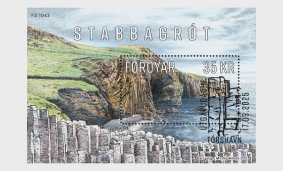 2025 Columnar Basalt - Miniature Sheet CTO