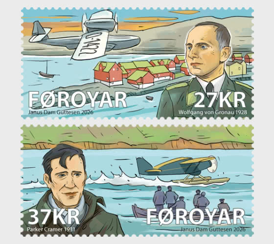 2026 Famous Pilots in the Faroe Islands - Set