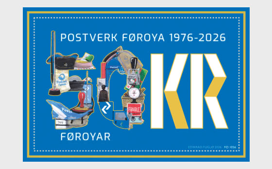 2026 Faroese Postal Service 50 Years - Miniature Sheet