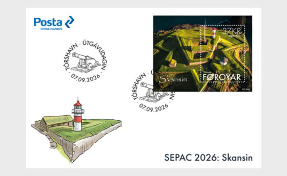 2026 SEPAC - Skansin - First Day Cover