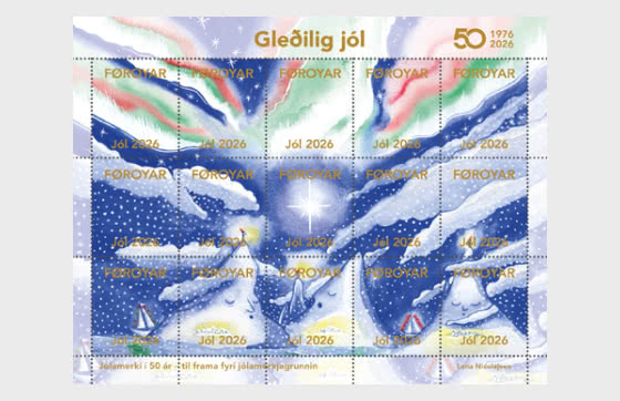 2026 Christmas Seals - 50 Years of Christmas Seals - Sheetlets
