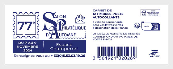 2025 Marianne 2023 - Mostra Filatelica Autunnale - Libretto