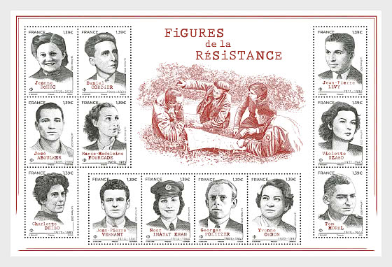 2025 抵抗运动的人物 - 小型张