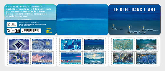 2026 Blue in Art - Stamp Booklet
