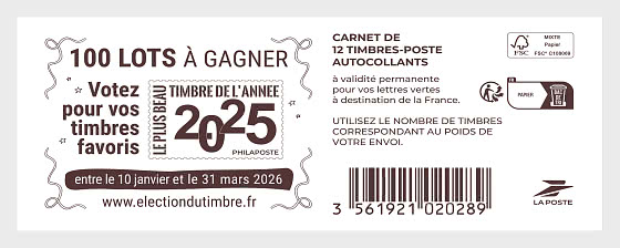 2026 Marianne - Election Stamp - Stamp Booklet