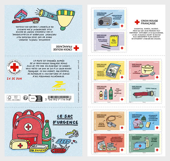2026 French Red Cross - Stamp Booklet