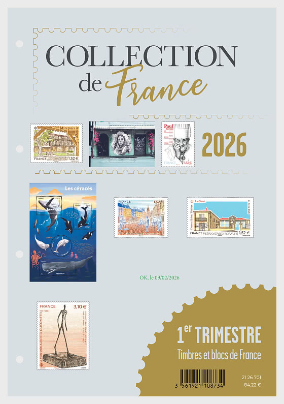 2026 Frankreich Kollektion - 1. Quartal - Jahresausgaben
