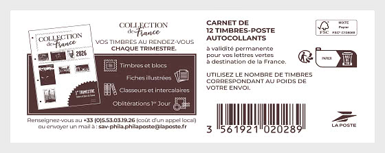 2026 Marianne 2023 - Colección - Libro de Sellos