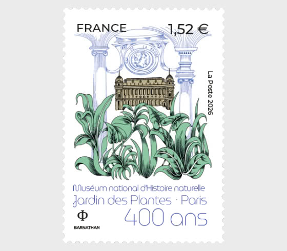 2026 National Museum of Natural History, Botanical Garden, Paris - 400 Years - Set