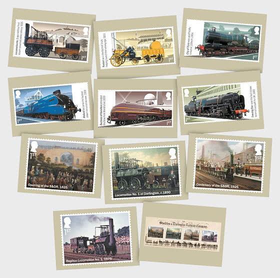 2025 PRE-ORDER Locomotoras de Vapor - Postales