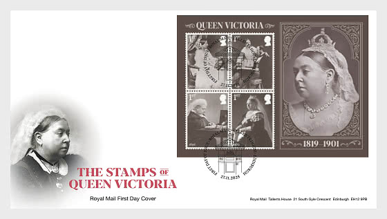 2025 PRE-ORDER Los Sellos de la Reina Victoria - Sobre de Primer Dia