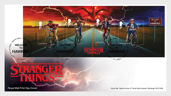 2026 Stranger Things - Enveloppes de Premier Jour