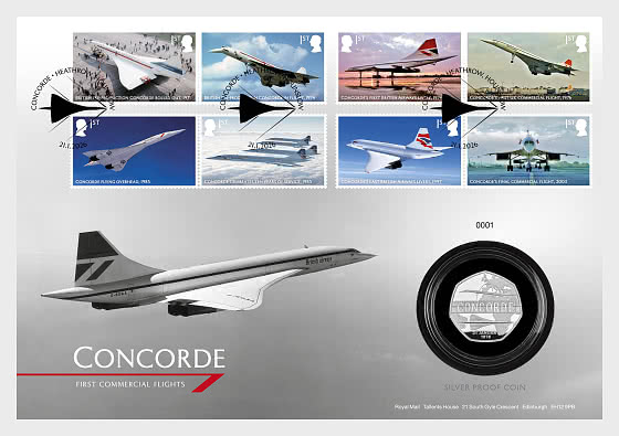 2026 Concorde - Silver Proof Coin Cover - Collectibles