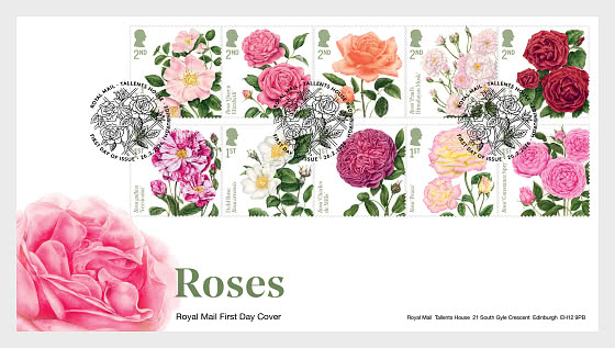 2026 PRE-ORDER Roses - First Day Cover
