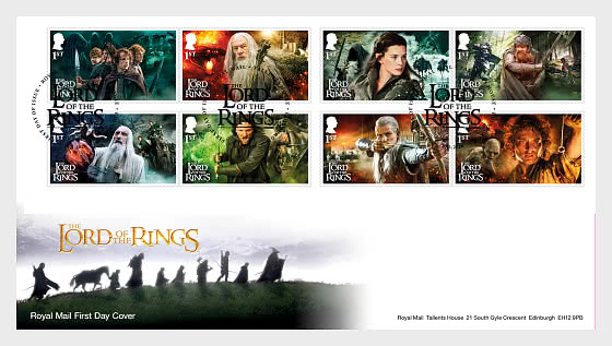 2026 PRE-ORDER Le Seigneur des Anneaux - Enveloppes de Premier Jour