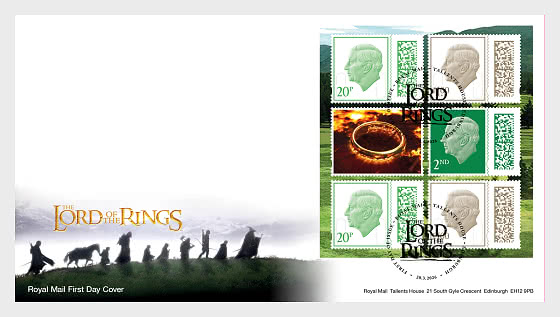 2026 PRE-ORDER Herr der Ringe - FDC Markenheftchen