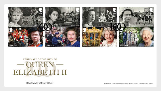 2026 PRE-ORDER 伊丽莎白二世女王诞辰一百周年 - 首日封