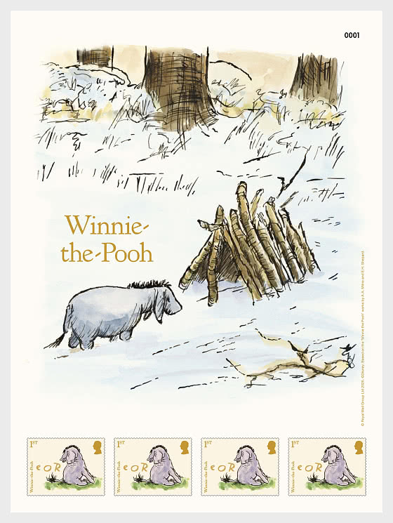 2026 PRE-ORDER Winnie the Pooh - Fan Sheet - Eeyore - Collectibles