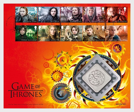 2018 Game of Thrones™ - Ersttagsumschläge