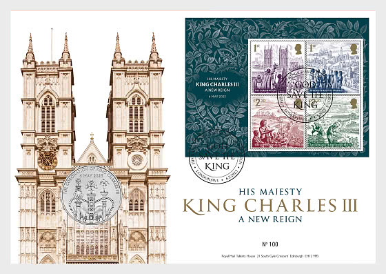2023 Coronación de Su Majestad el Rey Carlos III - Un Nuevo Reinado - Sobre Numismatico