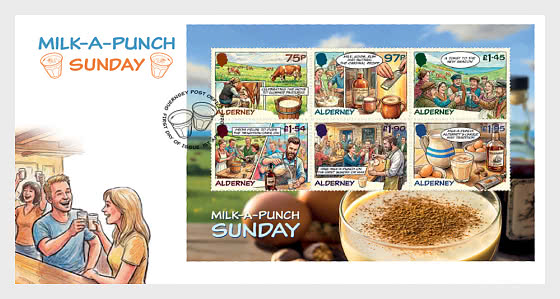 2026 Milk-A-Punch - First Day Cover MS