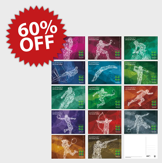 2025 60% OFF Prints and Postcards - 14 x Island Games Postcards - Promotion