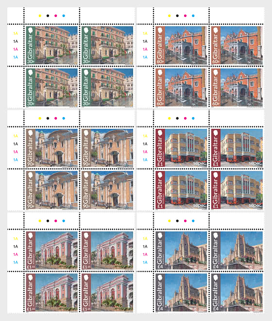 2025 PRE-ORDINE SEPAC Architettura di Gibilterra - Bloco di 4