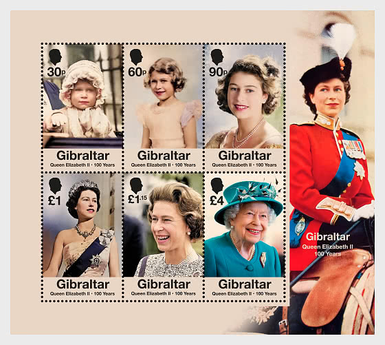 2026 伊丽莎白二世女王——100周年 - 小型张
