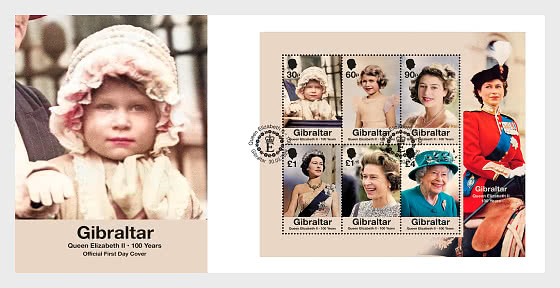 2026 Reina Isabel II – 100 Años - Sobre de Primer Dia