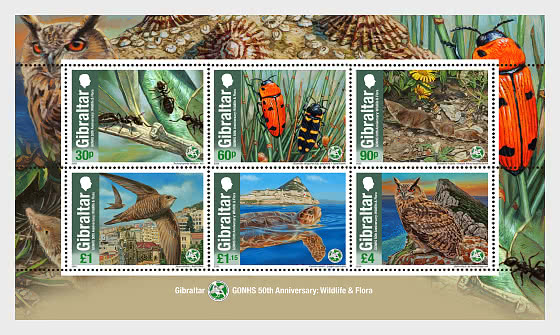 2026 GONHS 50th Anniversary - Wildlife & Flora - MS1 - Miniature Sheet CTO