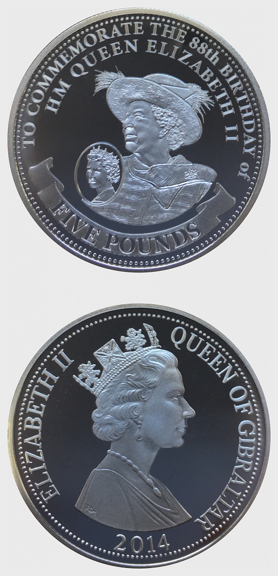 Queen's 88th Birthday - Coin 1 - Piece d'argent