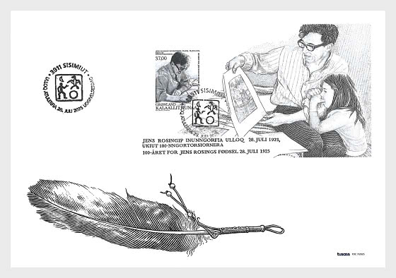 2025 Jens Rosing 100 Anni - FDC