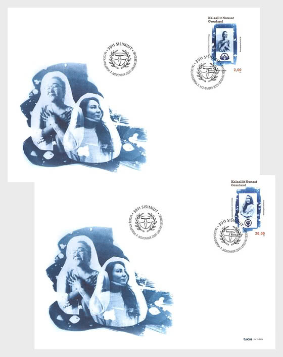 2025 Eroi di Tutti i Giorni in Groenlandia - Parte III - FDC singoli francobolli
