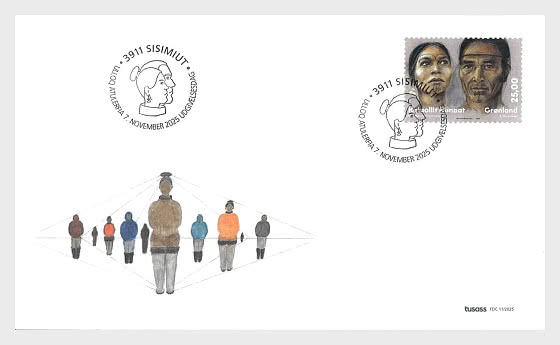 2025 Giornata Internazionale Degli Inuit - Giornata della Nuova Bandiera in Groenlandia - FDC