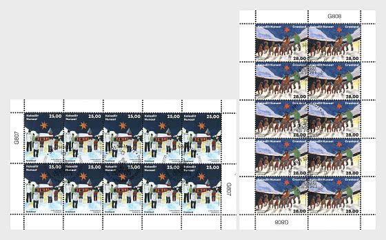 2025 Рождество в Гренландии - Марочные листы CTO