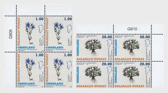 2026 Растения Гренландии - Часть II - Блок из 4