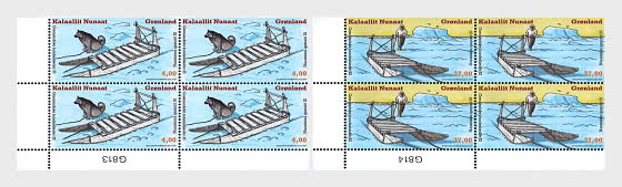 2026 Гренландские собачьи упряжки — заключительная часть - Блок из 4