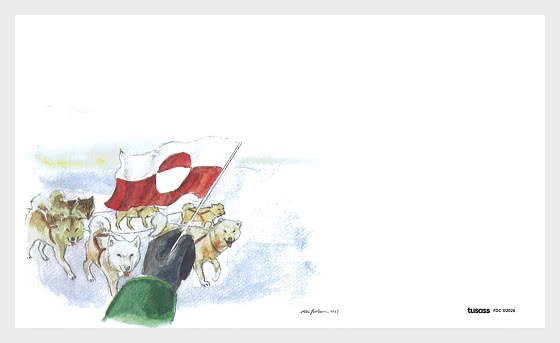 2026 National Dog Sled Championship - FDC without stamp