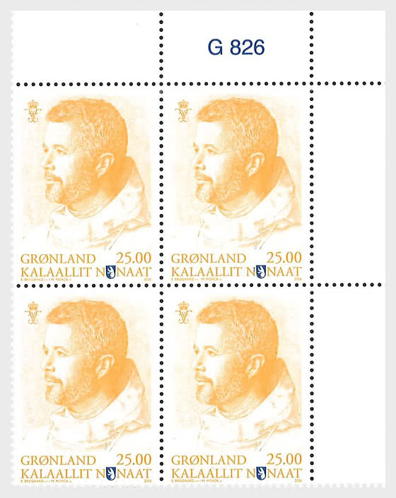 2026 Definitive Series - His Majesty the King’s Portrait - Upper Marginal - Block of 4