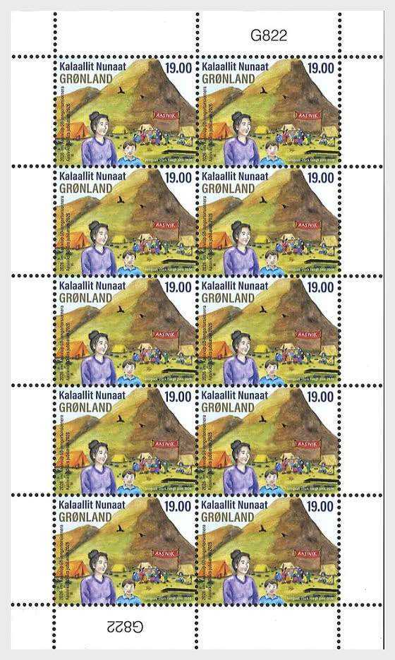 2026 An Aasivik Child Depicts the Cultural Phenomenon Aasivik - Sheetlets
